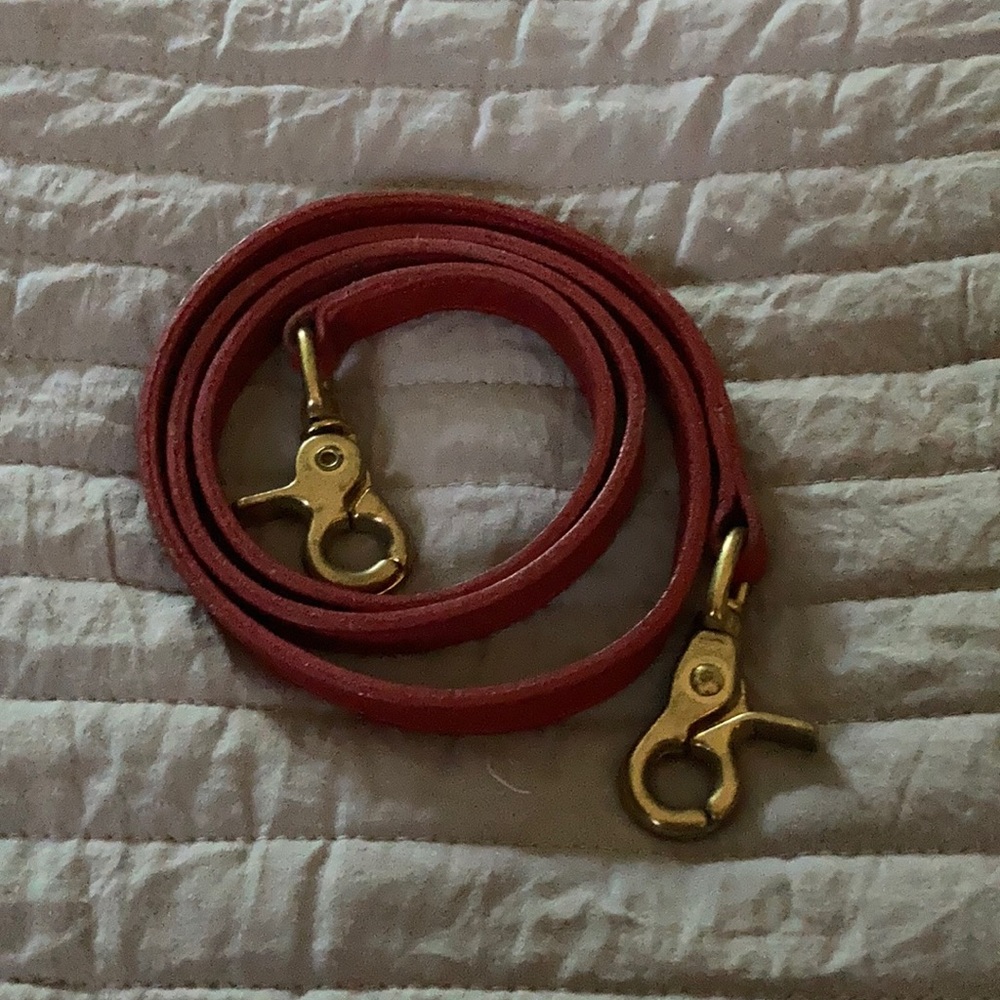Vintage Coach strap with brass hardware